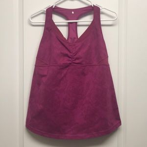 Size 12 fuchsia Lululemon tank top